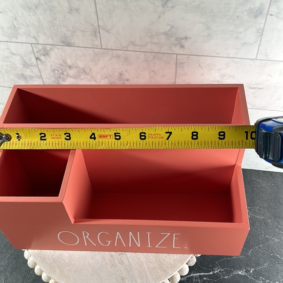 Rae Dunn ORGANIZE desk organizer with pen holder - Picture 6 of 7